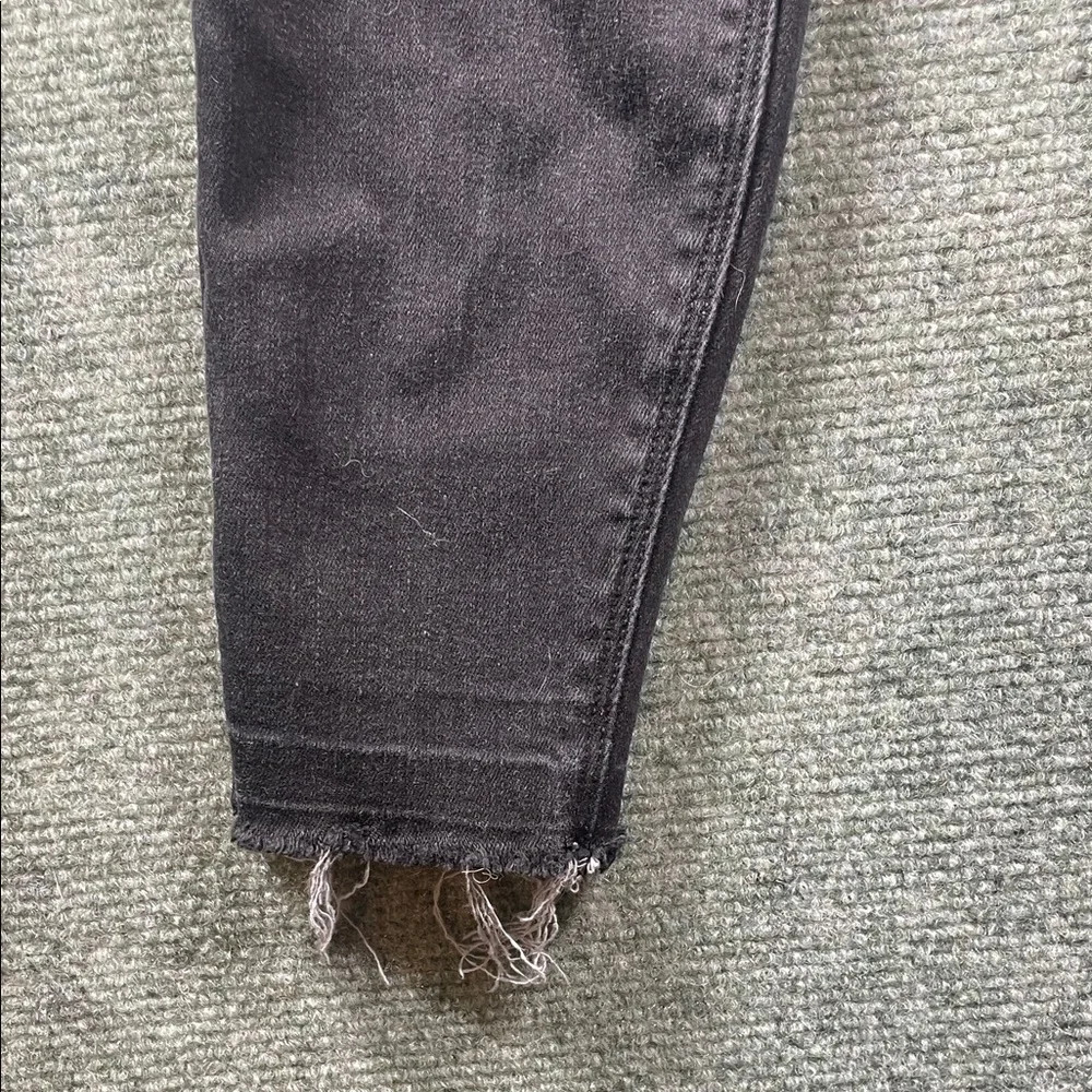 SPANX Women's Skinny Jeans -‎ Black Distressed